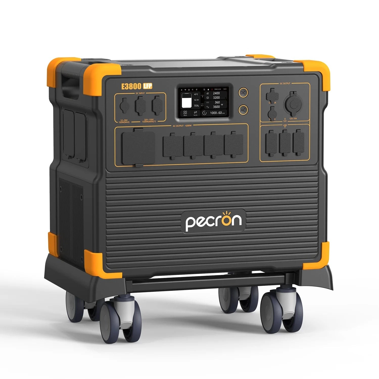 3840Wh Portable Power Station 4200W LiFePO4 Solar Generator Expandable