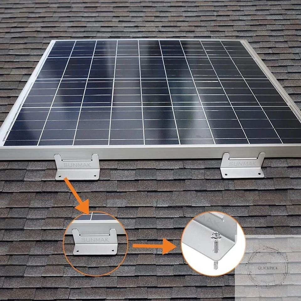 16 Units per Set Solar Panel Mounting Z Brackets, Solar Panel Mounting Brackets
