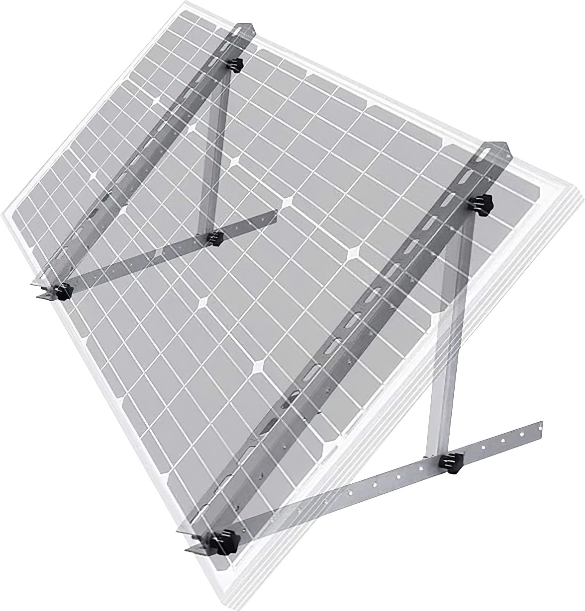 Solar Panel Mount Mounting Brackets Tilt Mount Frame for Boat, RV, Roof Off Grid