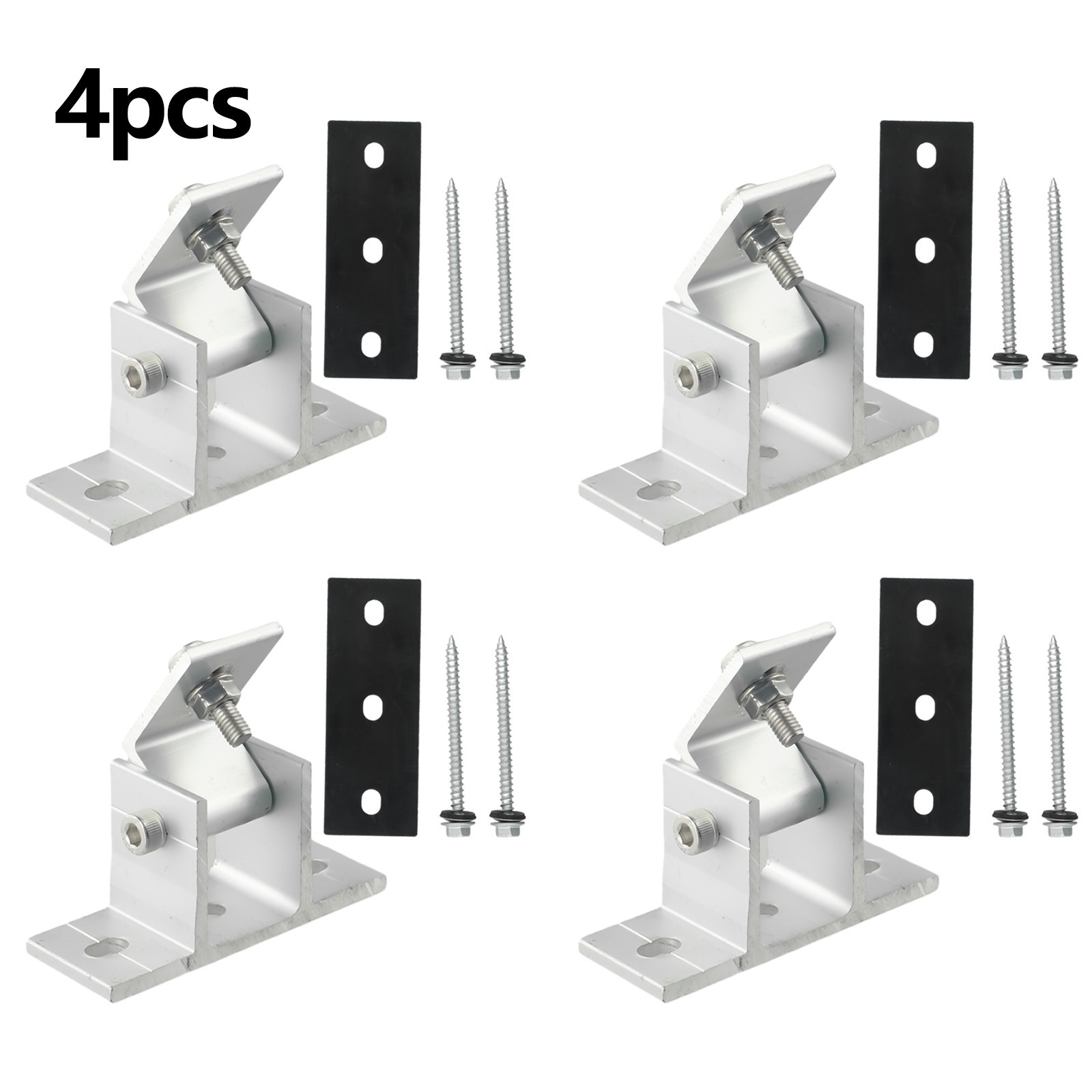 Solar Panel Foot Mount Adjustable Flexible Photovoltaic Bracket Rubber Pads