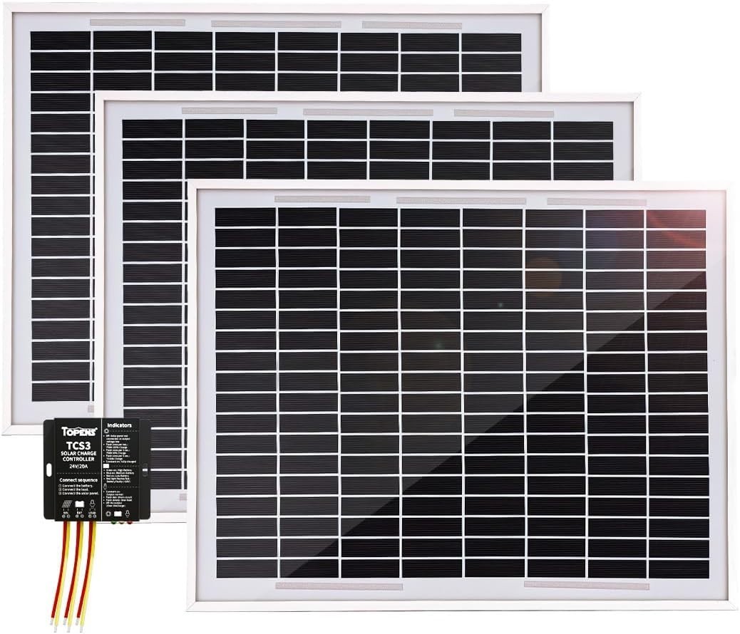 Easy Install 30W Solar Power Kit with Controller for Yachts and Farm Equipment