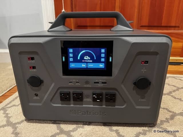 4 patriots 2200x solar generator portable quiet