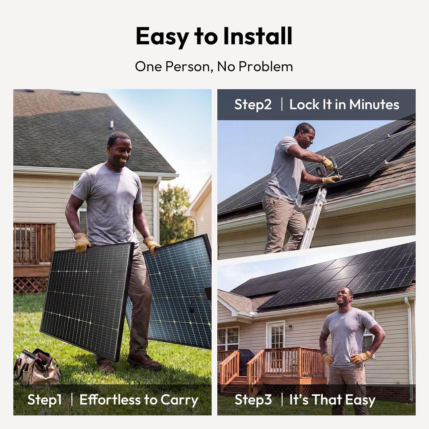 High-Efficiency 200W Bifacial Solar Panel – Durable & Waterproof for RV & Home
