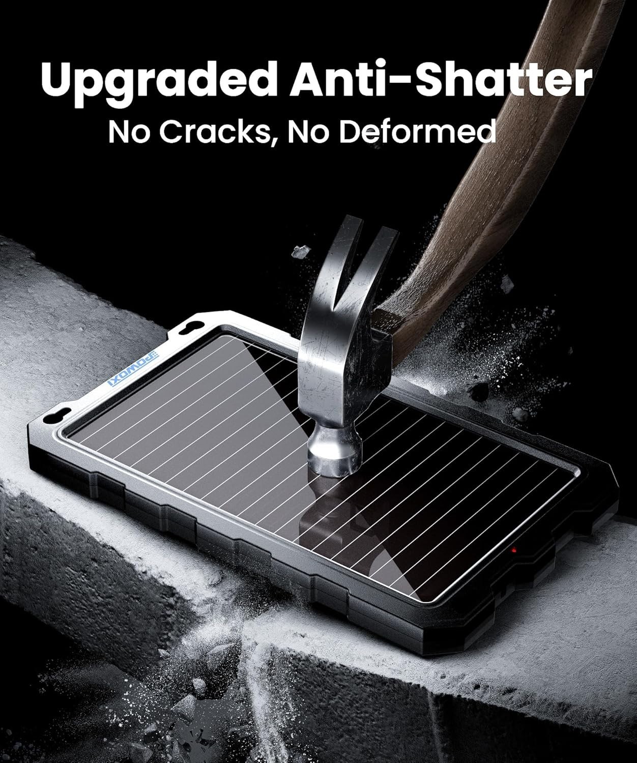 Durable Solar Charger – 3.3W Panel for Snowmobiles, Trailers