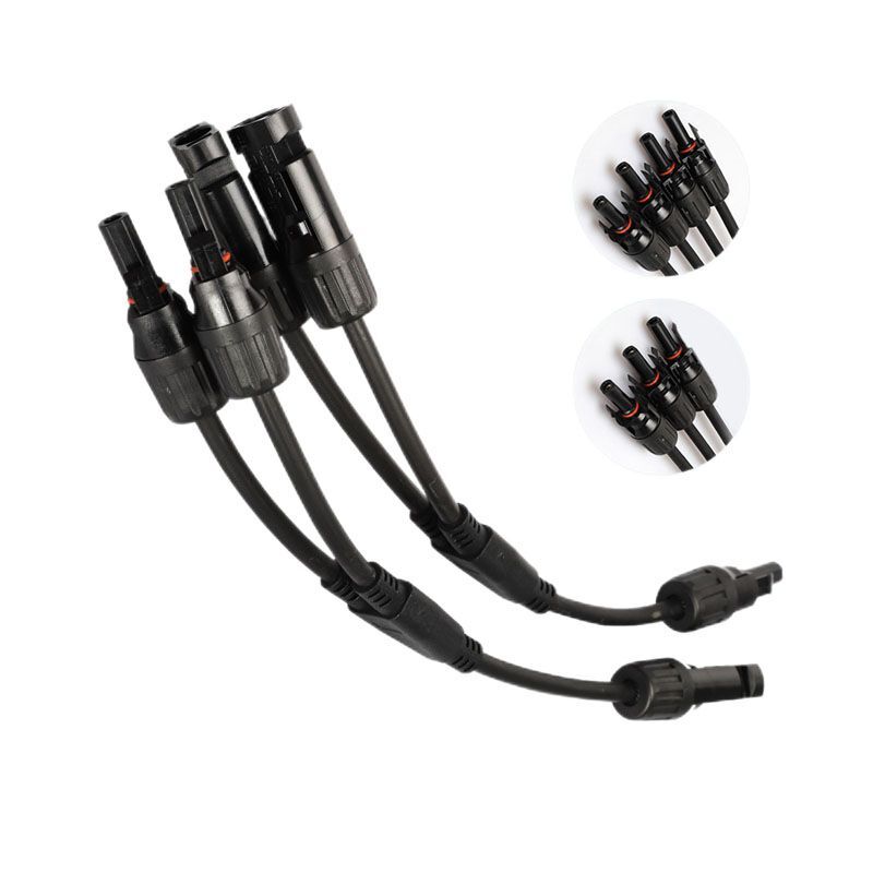 PV Connector Y Type Parallel Connection Solar Panel System Waterproof Connector