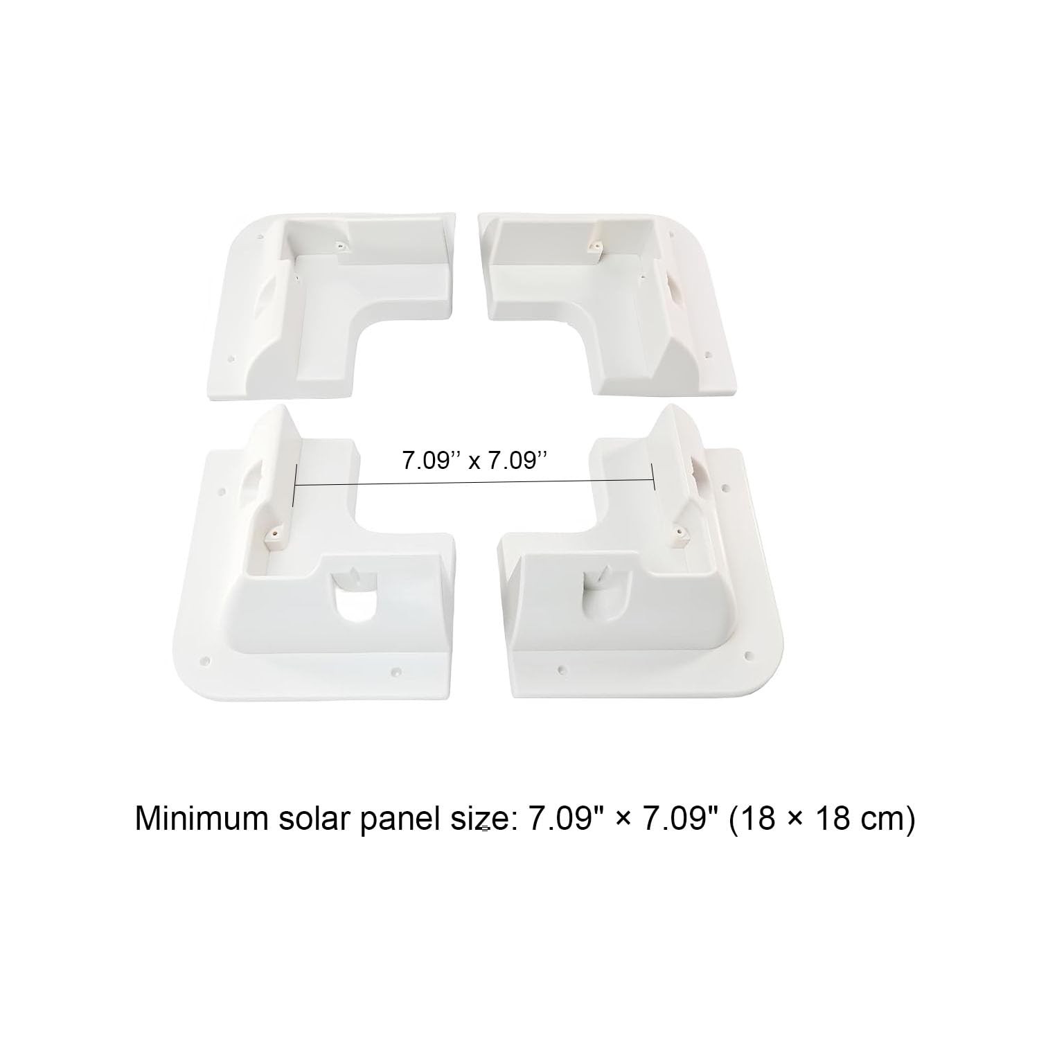 Solar Panel Mounting Brackets Kit 7PCS – Strong Roof Mounts for RVs, Vans, Ca…