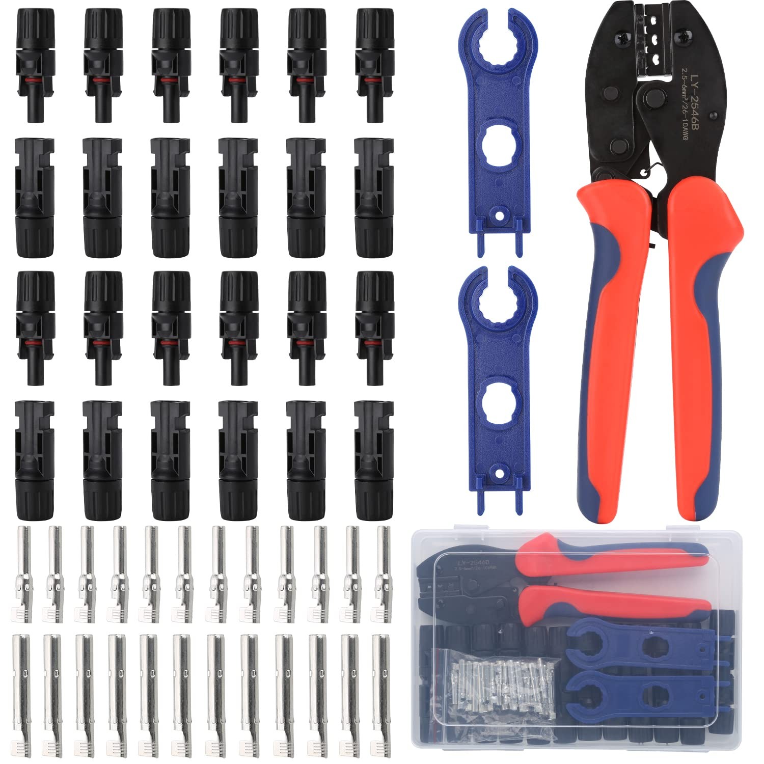 YXGOOD Solar Crimping Tool for Panel Cable with 12 Pairs Solar…