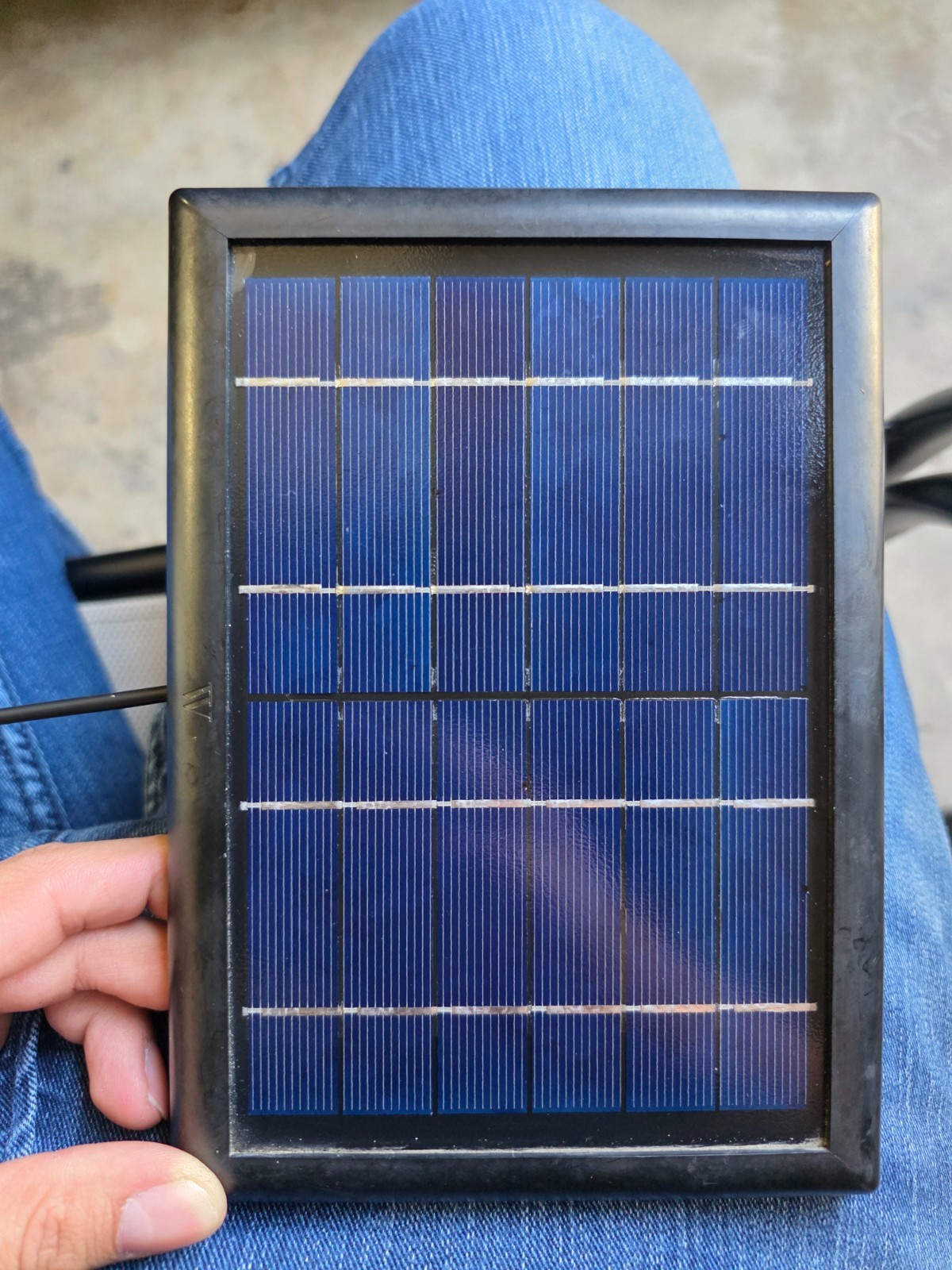 Wasserstein Solar Panel Compatible with RING Spotlight Cam – Black