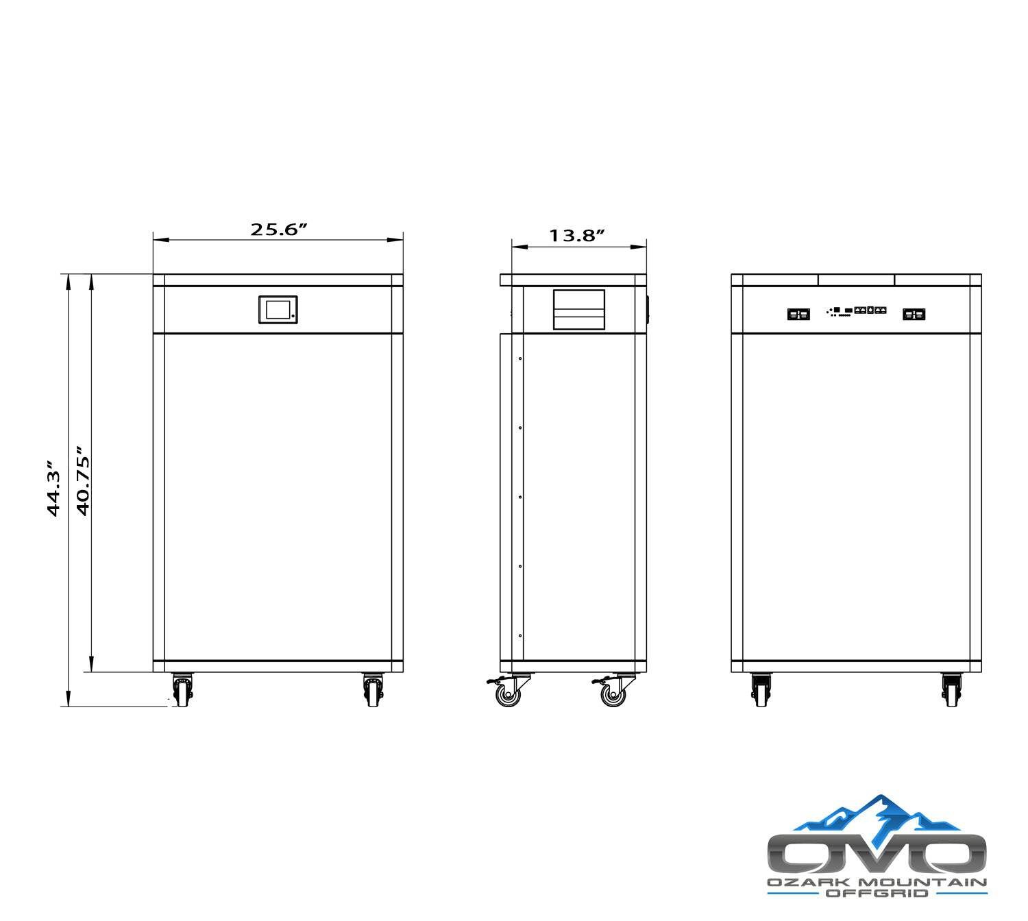 6KW Complete Offgrid Solar Kit + EG4 18kPV Inverter + 32KW OMO 48V Freedom Serie