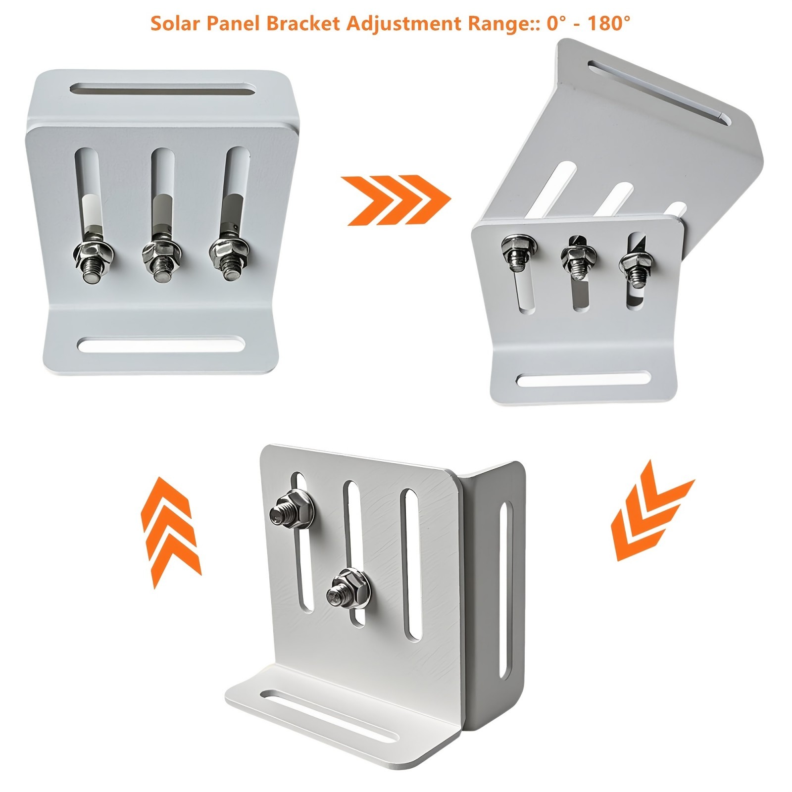 Adjustable Solar Panel Tilt Mount Bracket, Heavy Duty Solar Panel Mounting Kit