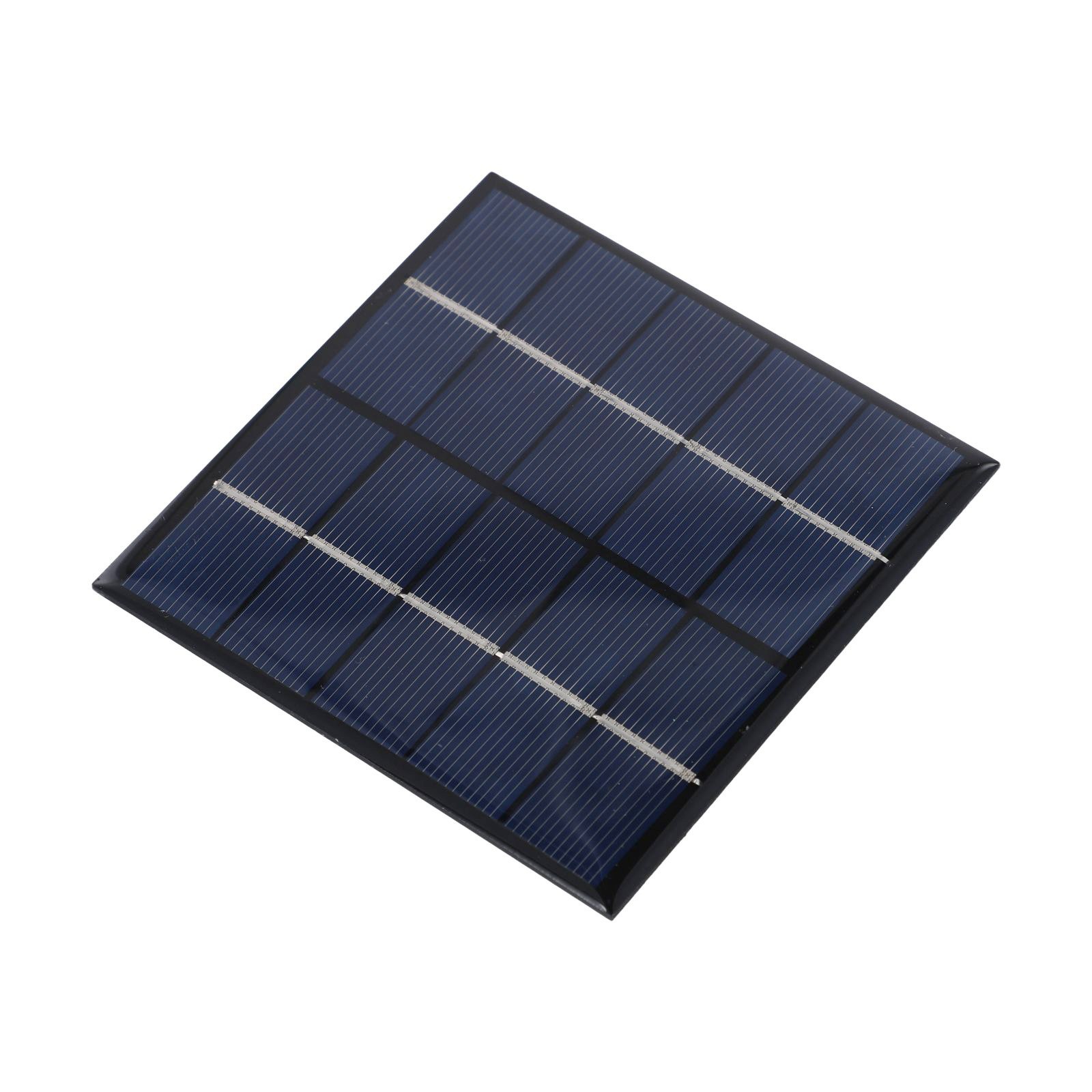 Compact Solar Panel Charger 3W 5V Fast Charging for Outdoor Activities