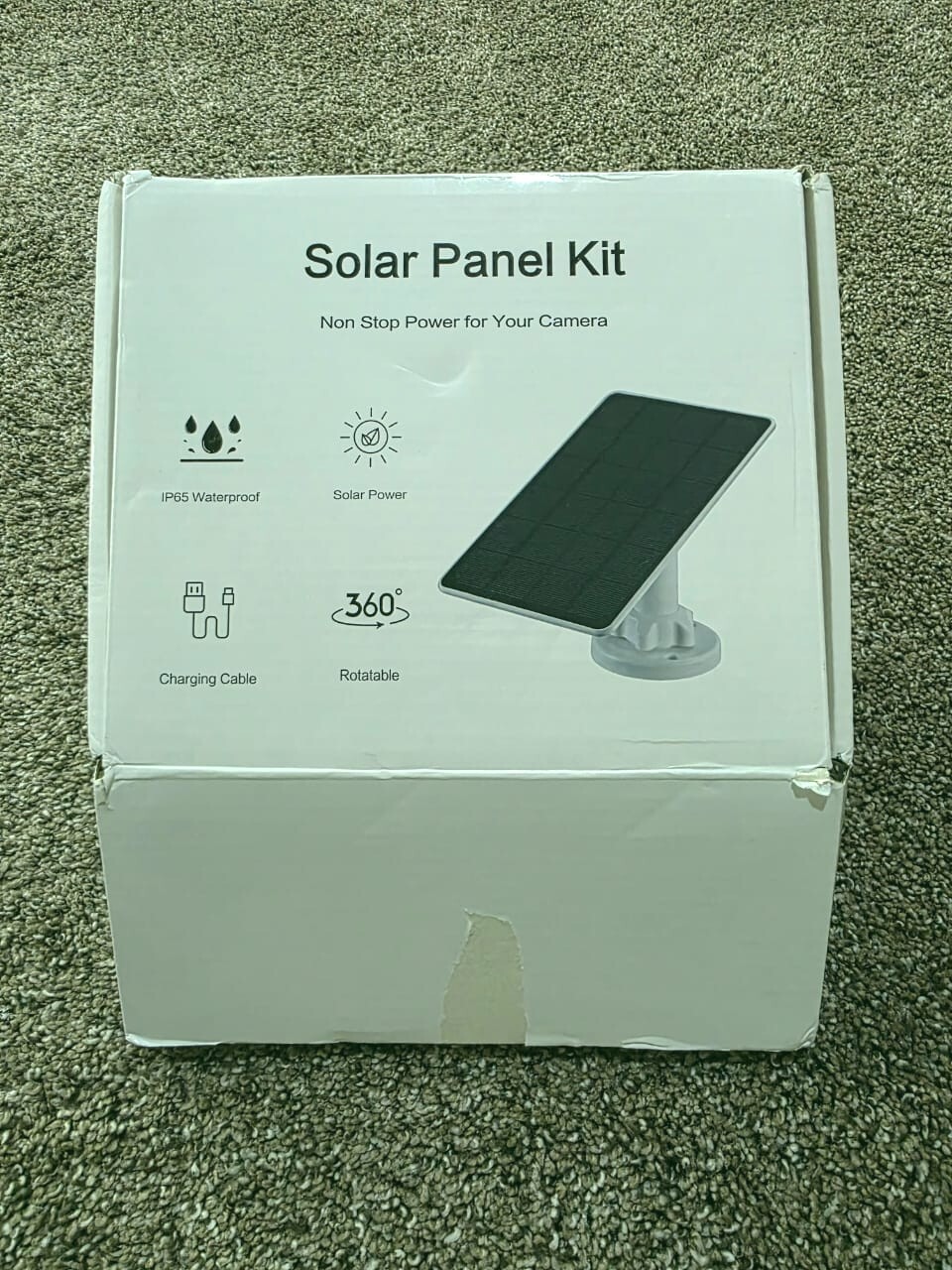 (2) 7″X5″ Solar Charging Panel for MICRO USB Camera 5V