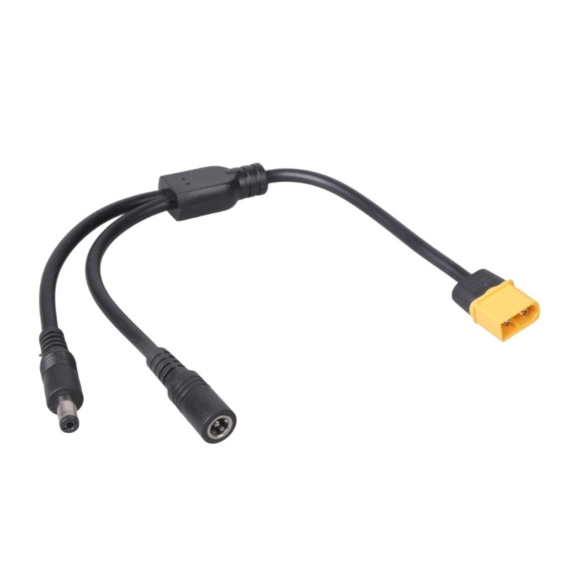 XT60 to DC5521 Connector Cable 28cm For Outdoor Power Supply And Remote Toys