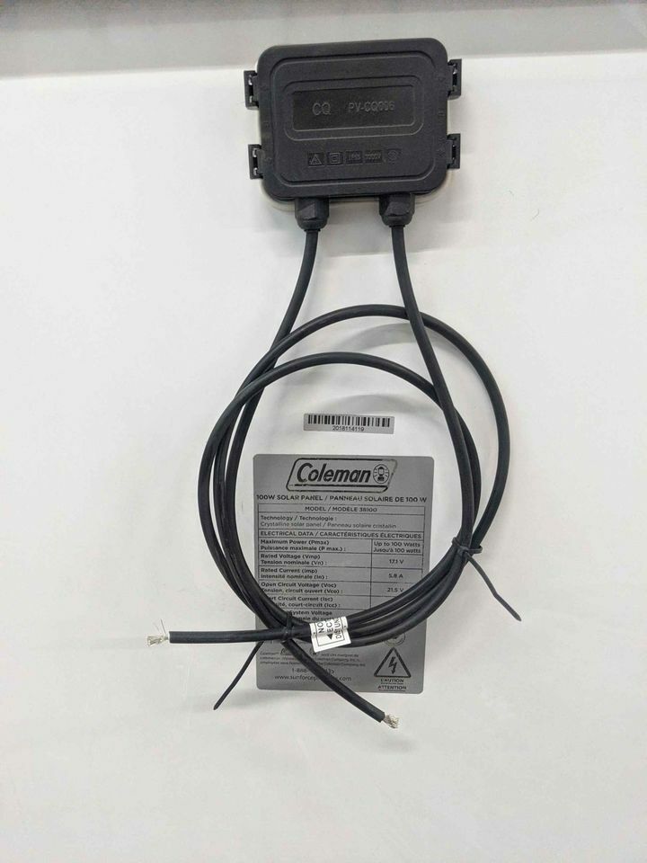 COLEMAN 200W 2X100W 2X100 Watt Monocrystalline Solar Panel 12V Home RV Marine