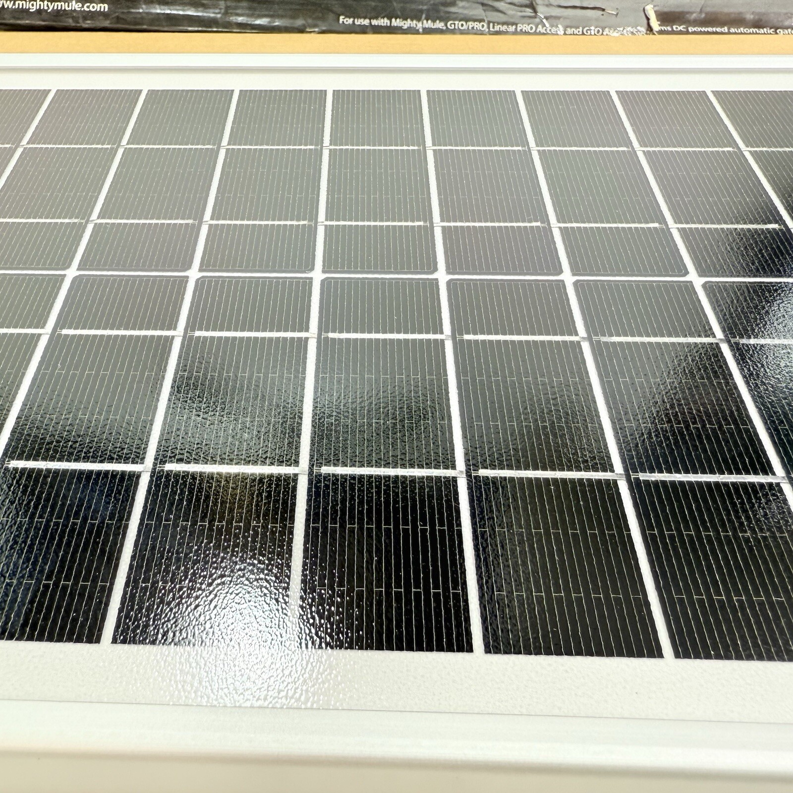 Genuine Mighty Mule Solar Panel Gate Opener FM123 10 Watt Solar Panel / NO STAND