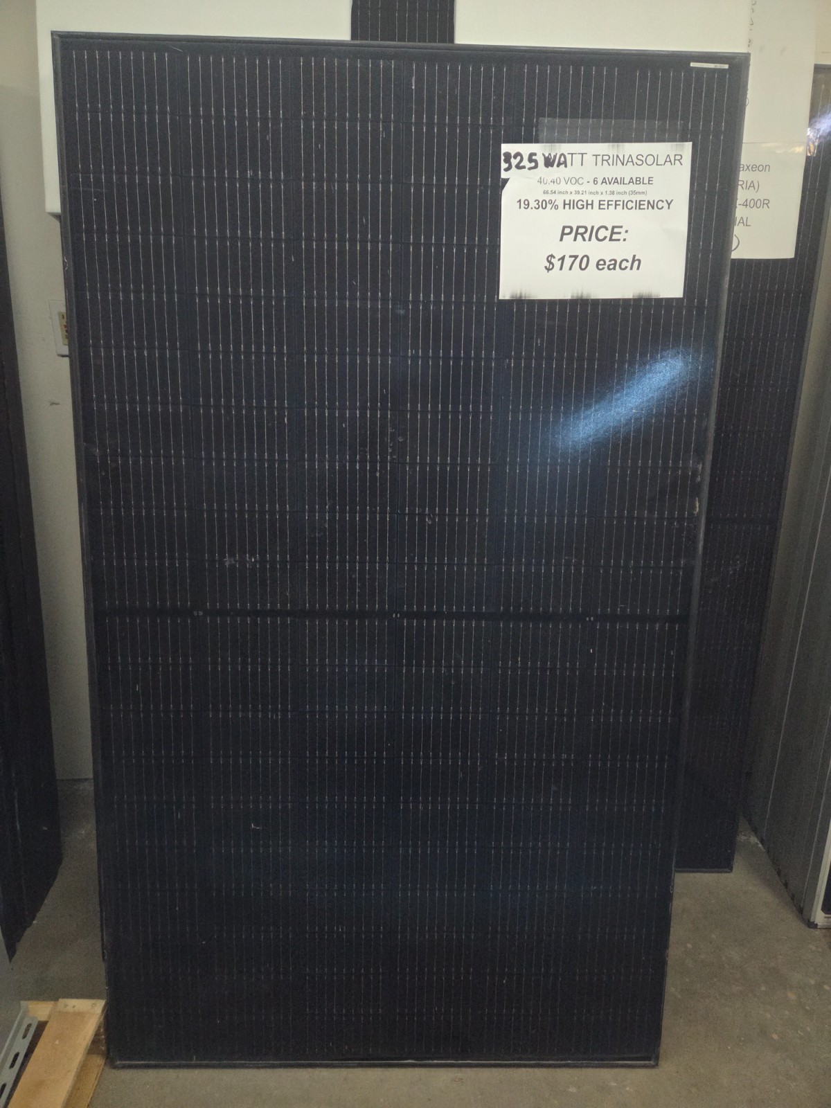 TrinaSolar 325W TSM-325DD06M.05(II) Solar Modules 1YR OLD