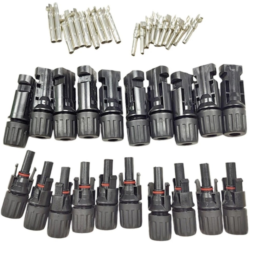 20 Pairs 30A 1000V DC Solar Panel Cable Connectors For 2.5m㎡ 4m㎡ 6m㎡ IP67