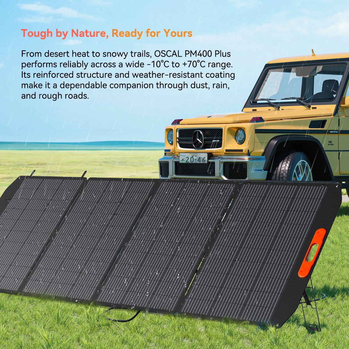 Blackview OSCAL 6000W Portable Power Station 3600Wh LiFeP04 +2x 400W Solar Panel