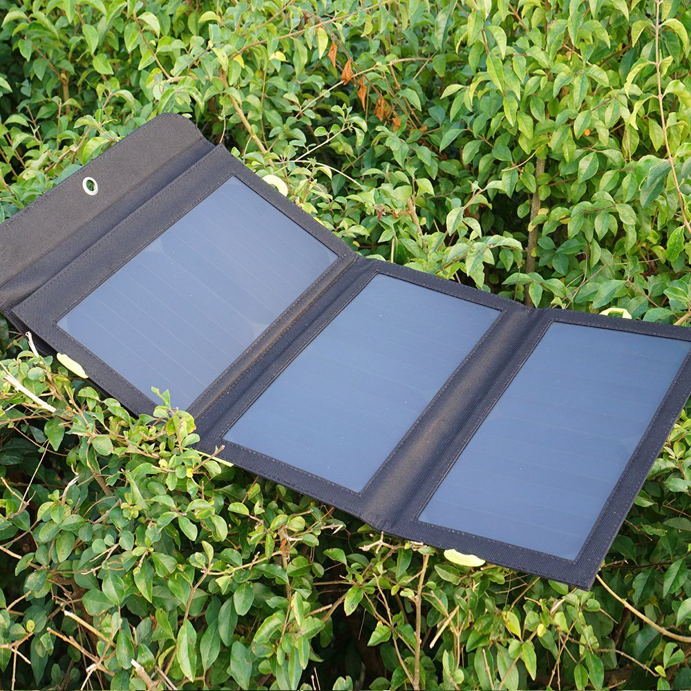 Solar Panel 5V 21W Built-in 10000mAh Battery Portable Solar Charger Waterproof