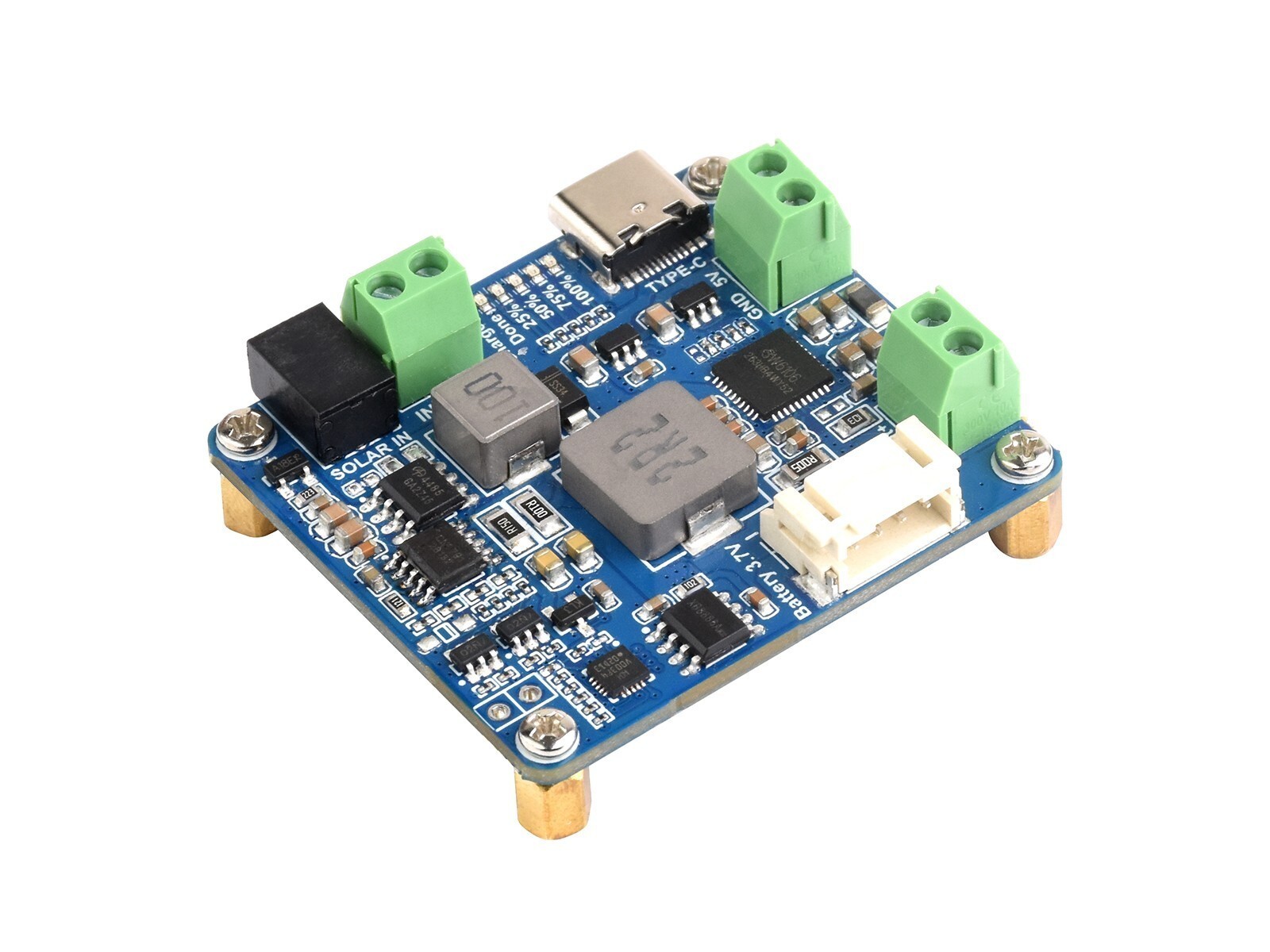 Waveshare Solar Power Management Module (D), Supports 6V~24V Solar Panel New