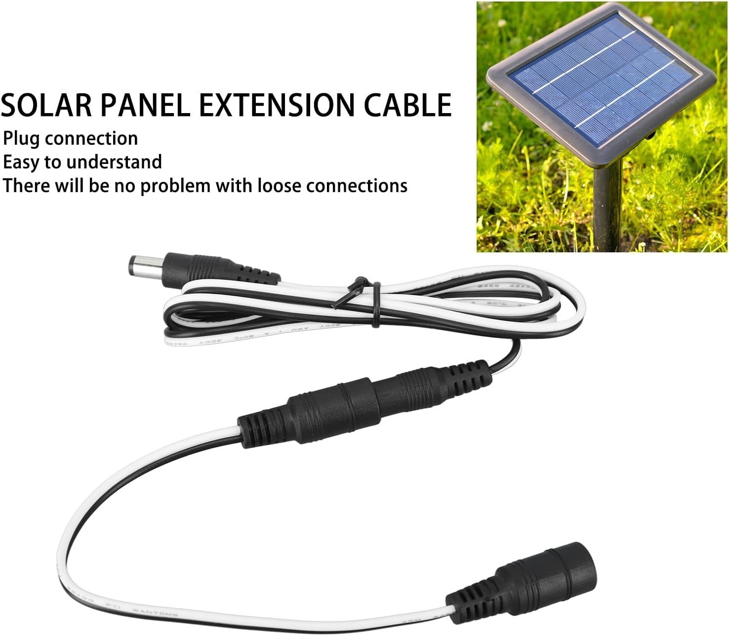 4 Meter Solar Panel Extension Cable 22AWG – Weatherproof DC Connector Wire