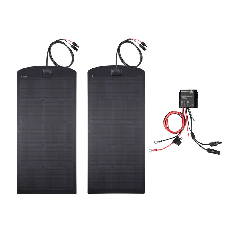 110W(2×55) 12V Hood Flexible Solar Panel for Chevrolet Silverado 1500 Best Good