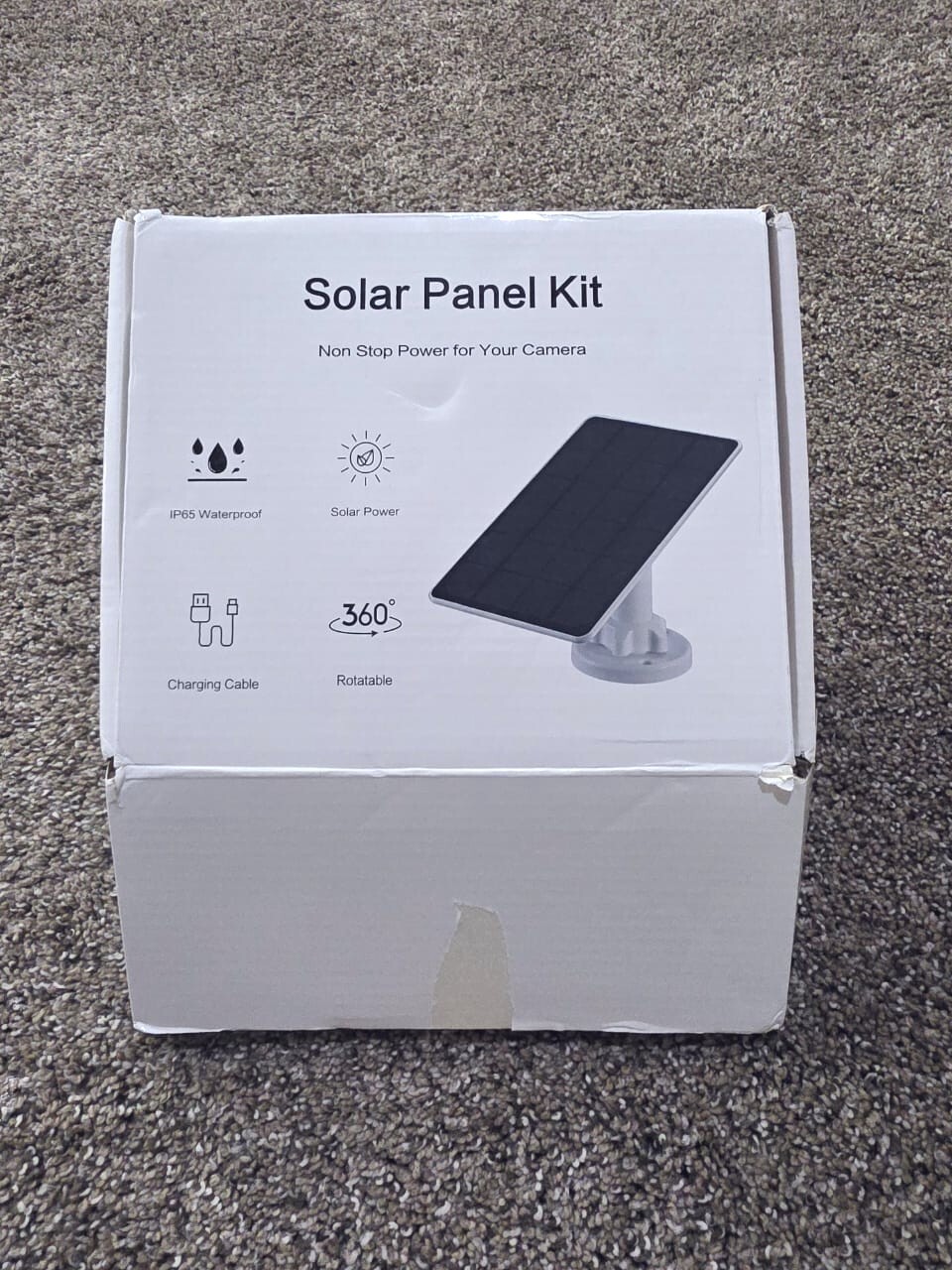(2) 7″X5″ Solar Charging Panel for MICRO USB Camera 5V