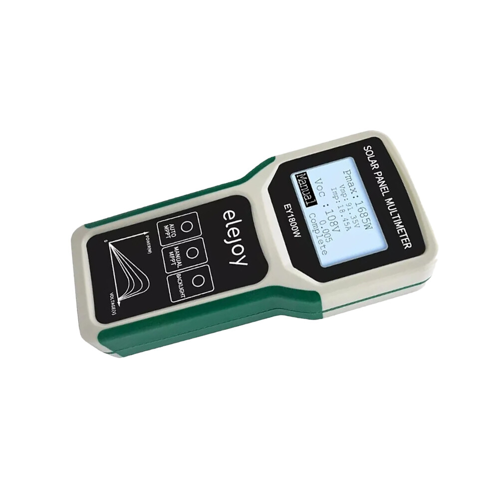 Solar Panel Multimeter MPPT Tester LCD Display VOC Testing Power Meter 5-1800W