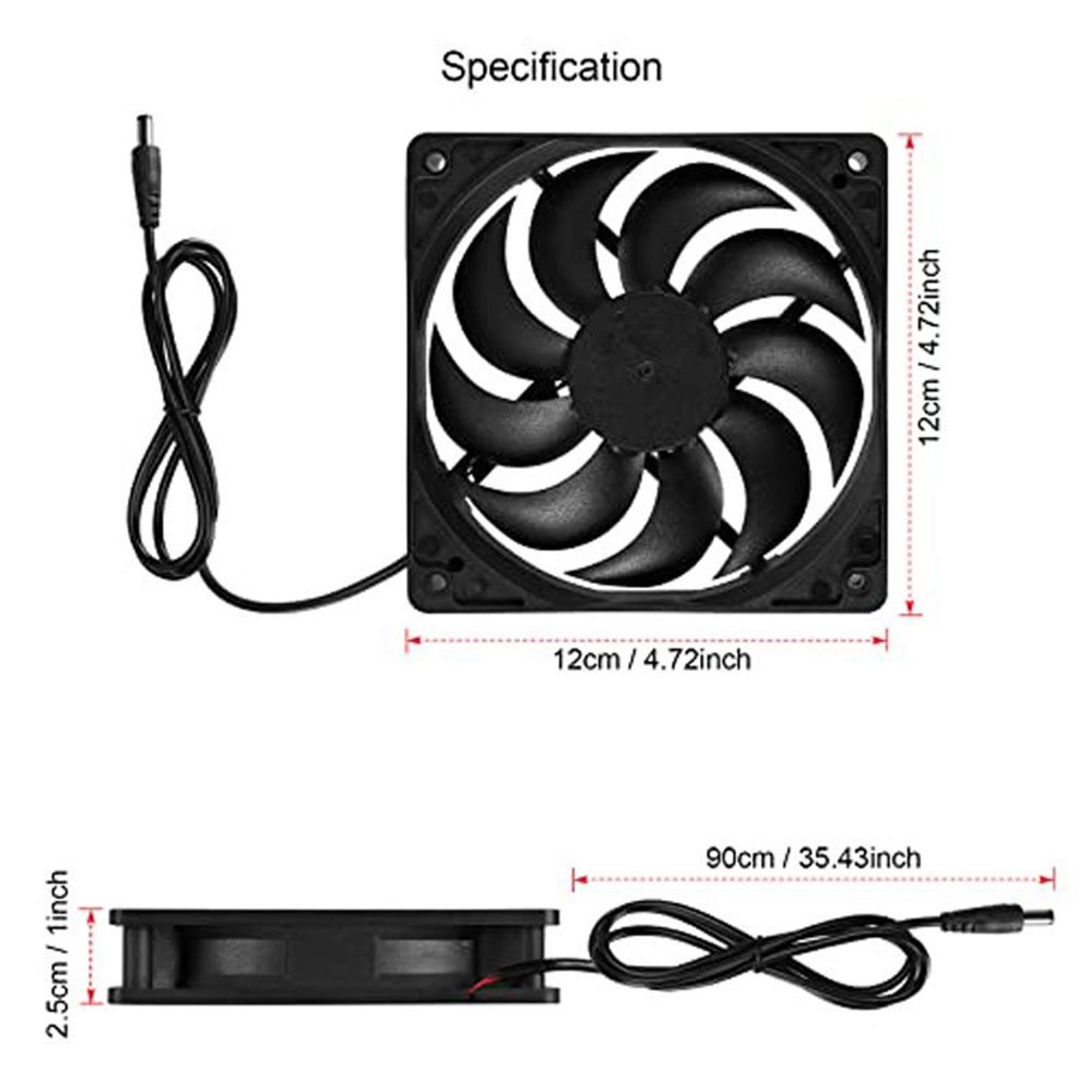 1X(Solar Panel Powered Fan Fit For Pet Poultry House Greenhouse RV Roof3778