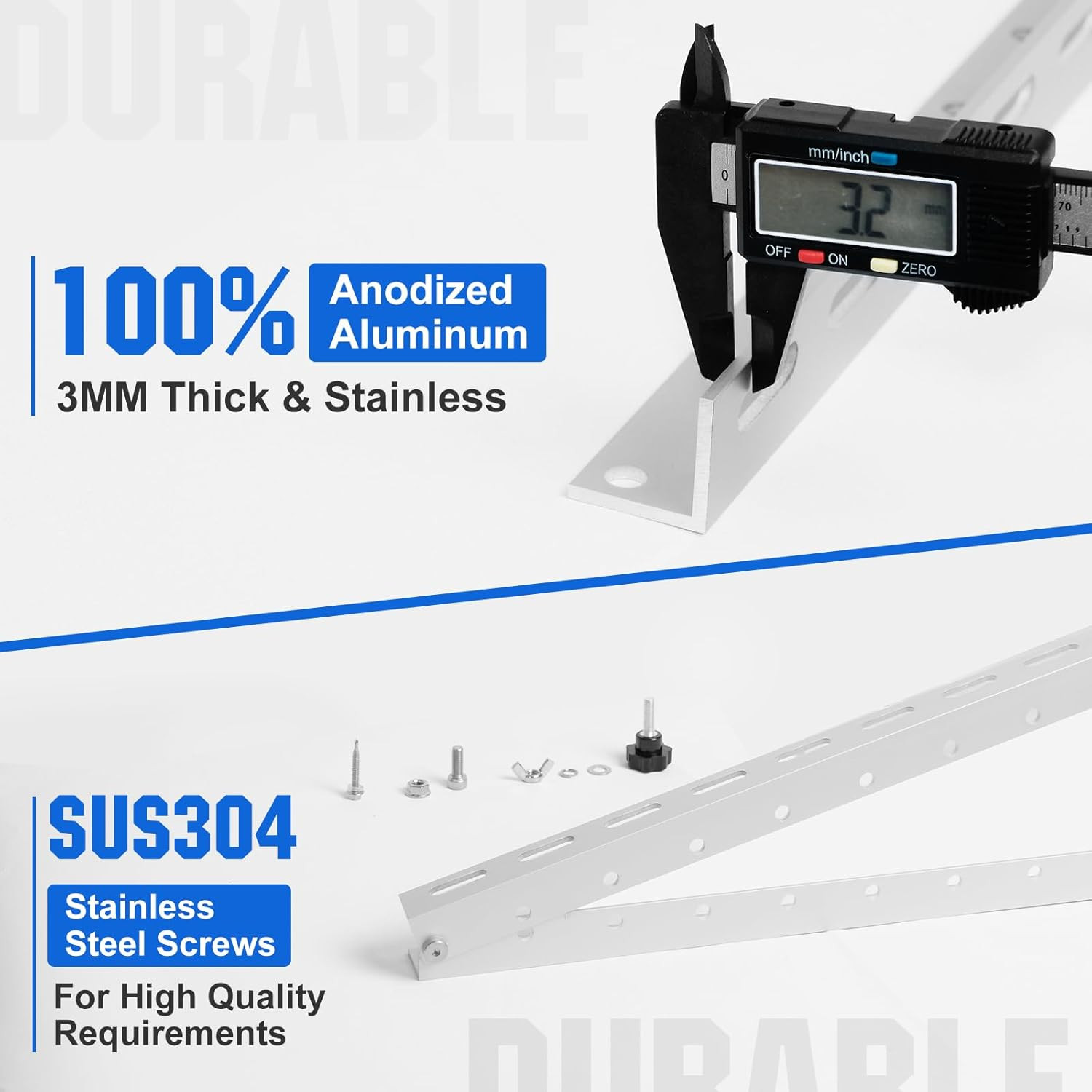 Upgraded 45In Solar Panel Mount Brackets, with Foldable Tilt Legs, Suitable for
