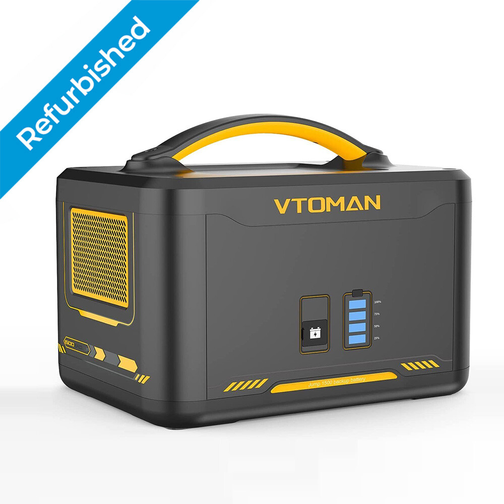VTOMAN Jump 1500 Extra Battery 1548Wh Large Capacity LiFePO4 for Jump 1500X/1800