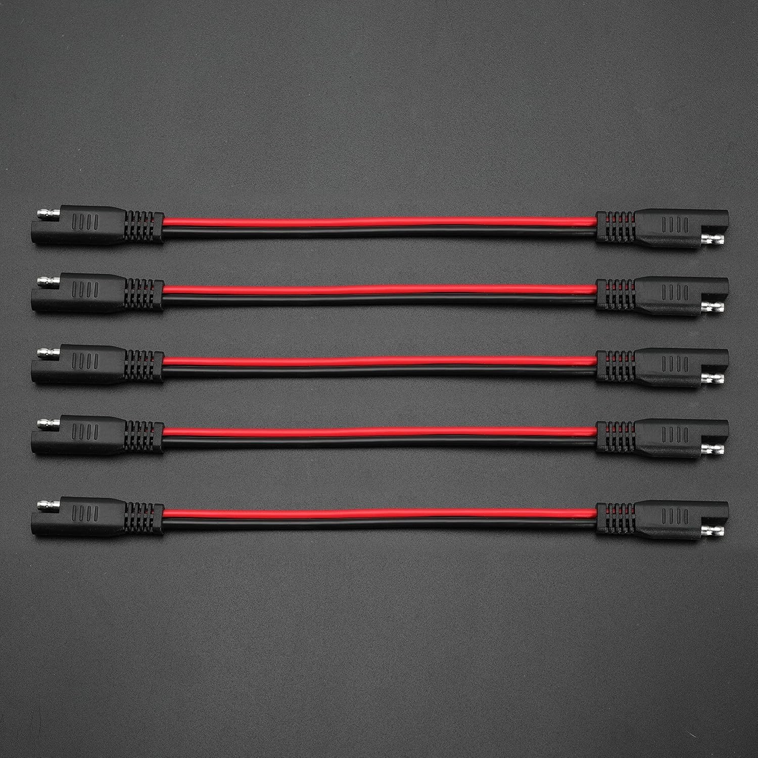 Versatile 12in SAE Extension Cable with Dual 2-Pin Connector for Multiple Uses