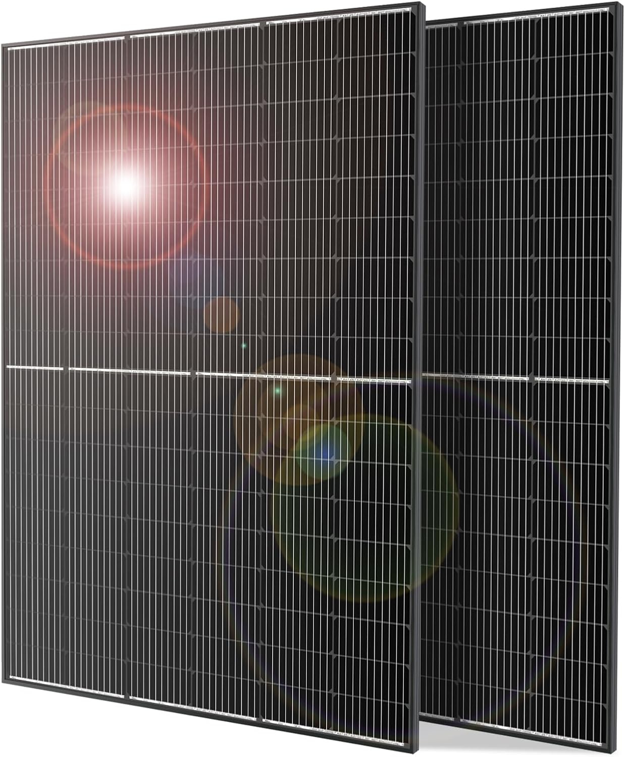 DOKIO Monocrystalline Solar Panel Size 800W (2×400W) 31V for 12/24V Devices, Alu