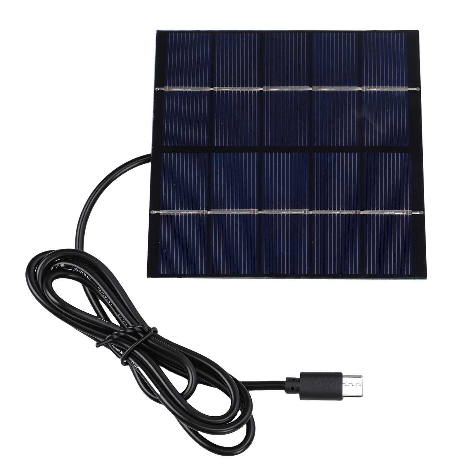 Solar Charging Panel 1.5W 5V Type C Port Waterproof Phone Mini Solar Panel NEW