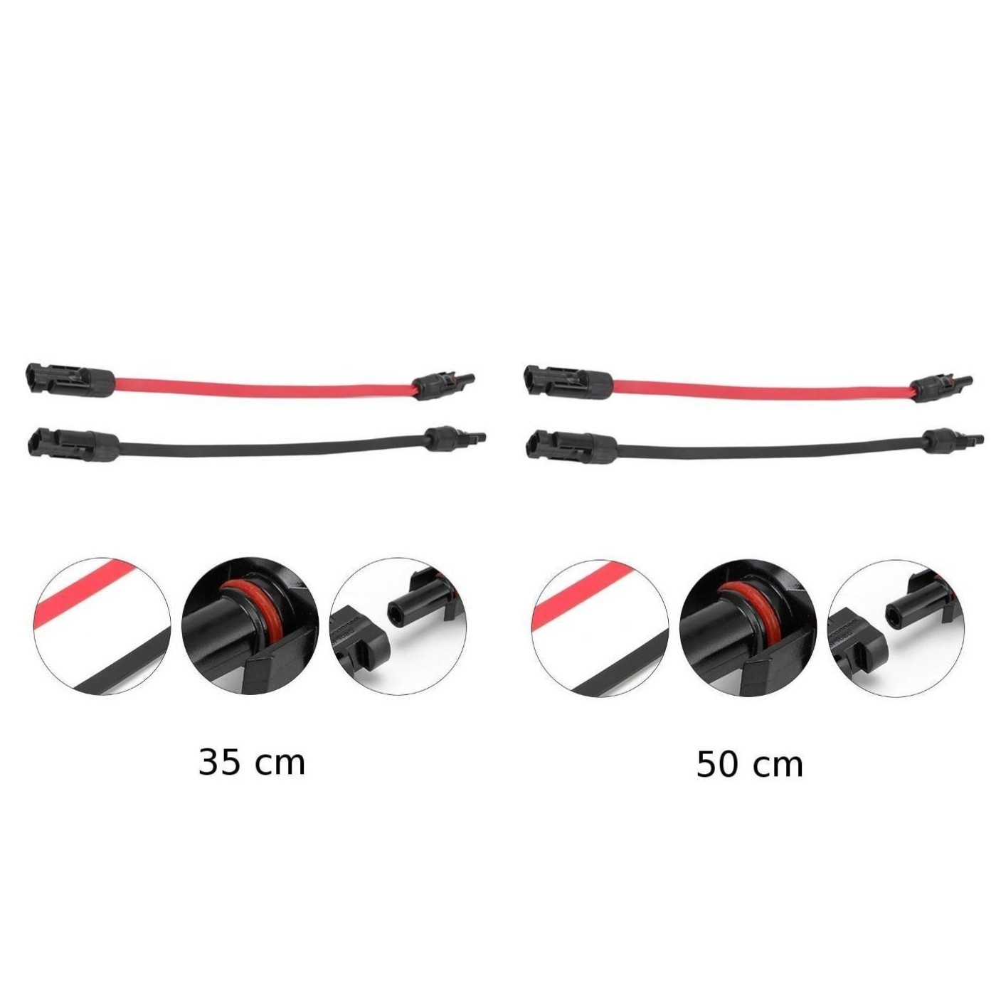 Balcony Solar Extension Cable with UV Resistant Coating for Long Term Use