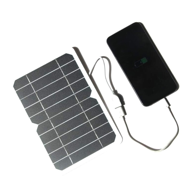 Multifunctional 5W 5V Portable Solar Panel with USB Output Devices for Car