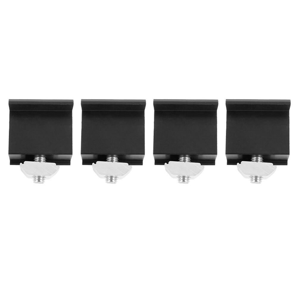 Solar Panel Support Clamp 4/10Pcs Medium Mounting PV Parts Photovoltaic