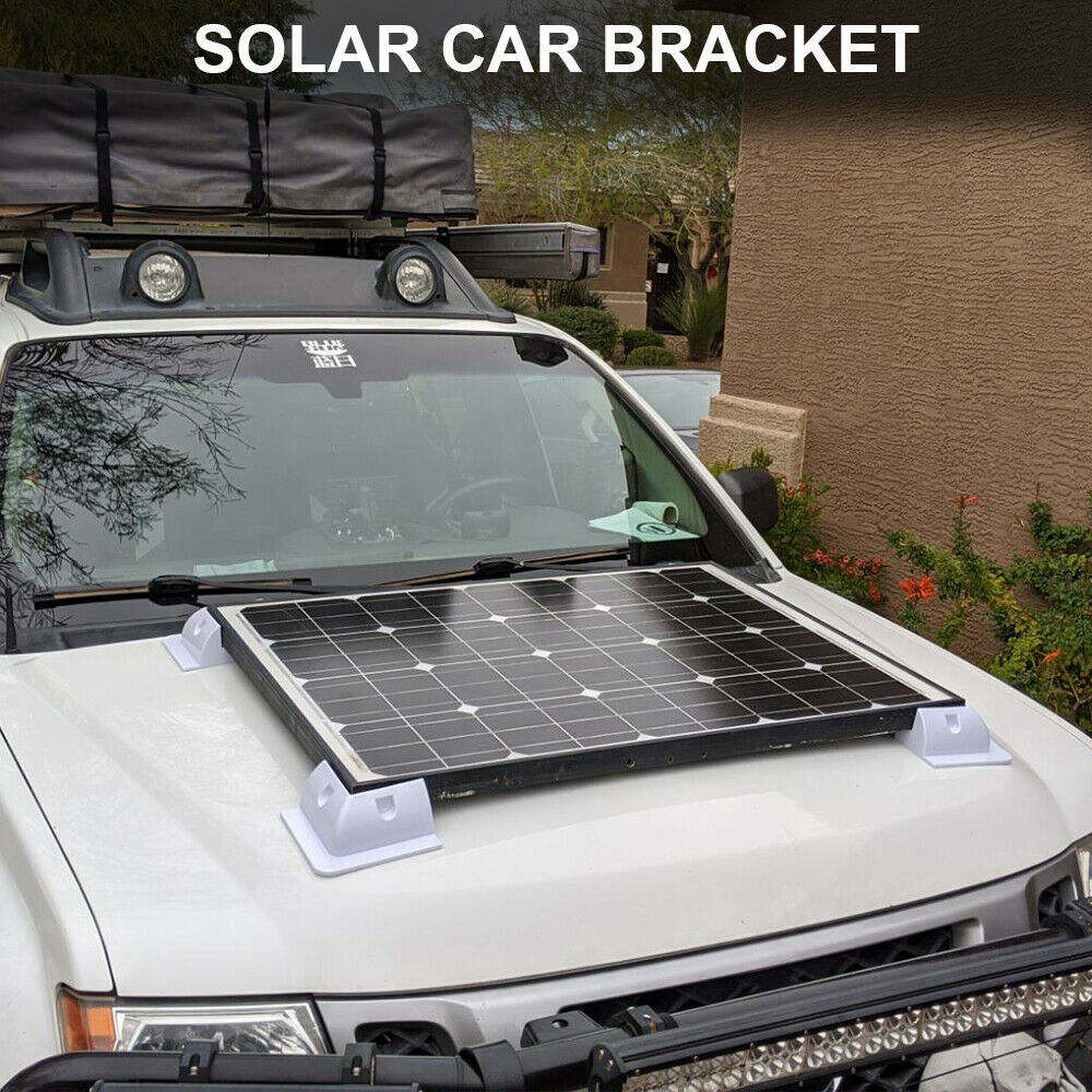 5Pcs Solar Panel ABS Corner Free Mounting Bracket Roof Drill For RV Boat BU