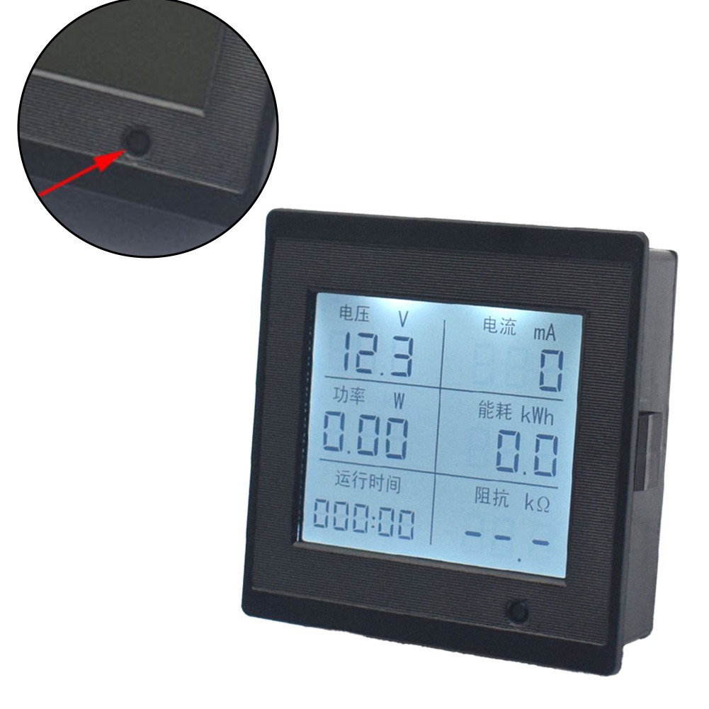 Voltage and Current Multifunction Tester DC Meter 6100V with Reset Function