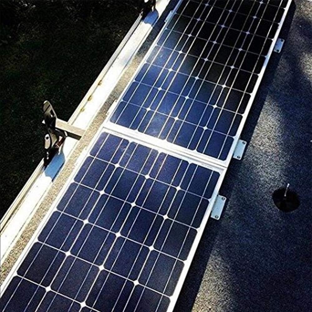 Corrosion-Free Aluminum Z Bracket Set for RVs and Boats – Solar Panel Mounting