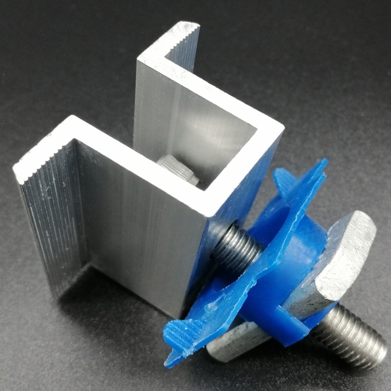 10 Pcs Adjustable Solar Panel Mounting Bracket Clamp Wide Photovoltaic Support