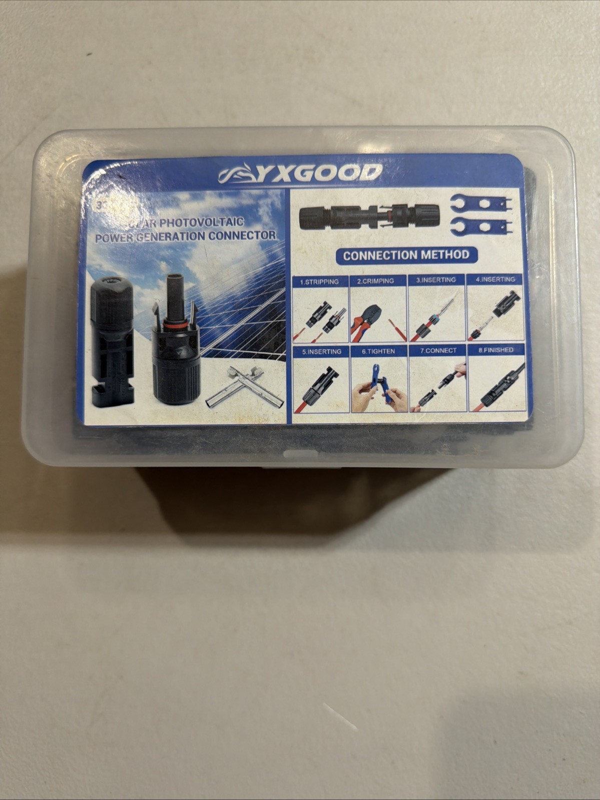 YXGOOD Solar Photovoltaic Power Generation Connectors DC 1000V IP67 Waterproof !