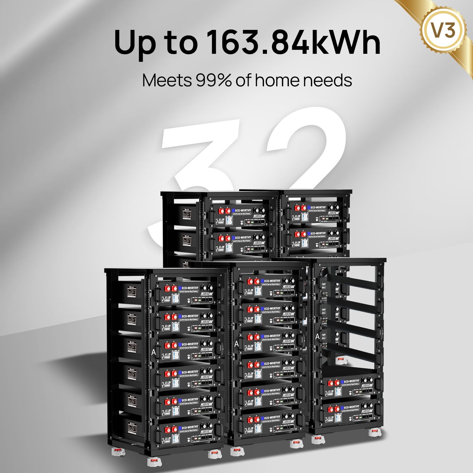 5KW off Grid Solar System Complete Kit 12PCS 195W Mono Solar Panel (2340W) +1 *