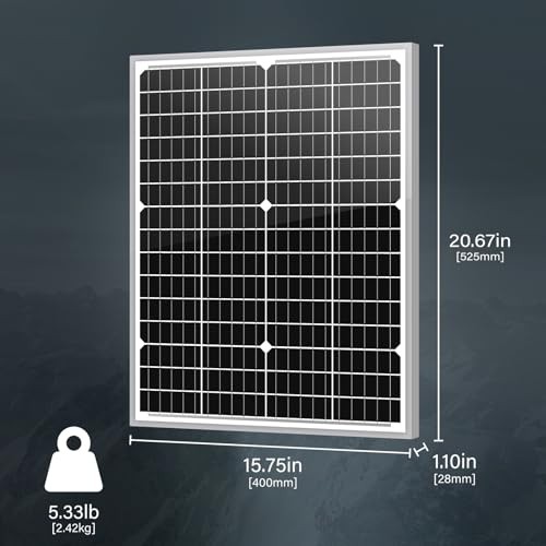 5-Pack 35W 12V Monocrystalline Solar Panels 10BB – High-Efficiency PV 35W 5pcs