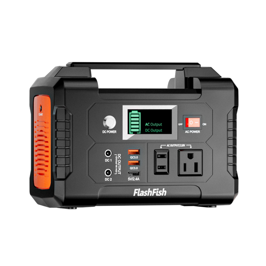 Flashfish E200 Portable Power Station 200W 151Wh Backup Generator for Camping/RV