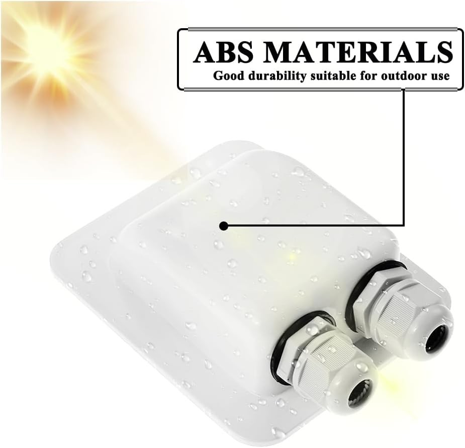 Reliable Double Cable Entry Gland Set for Solar Installations on RV and Boat