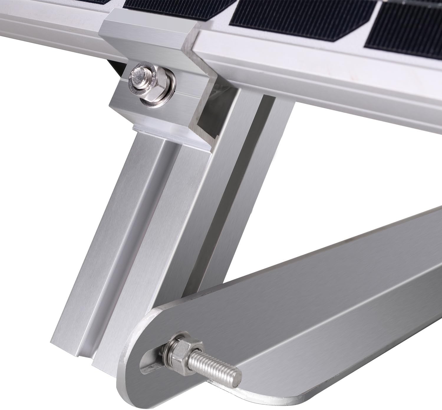 Renogy Solar Pole Mount Bracket Side Mount 50W 100W Flat Surface