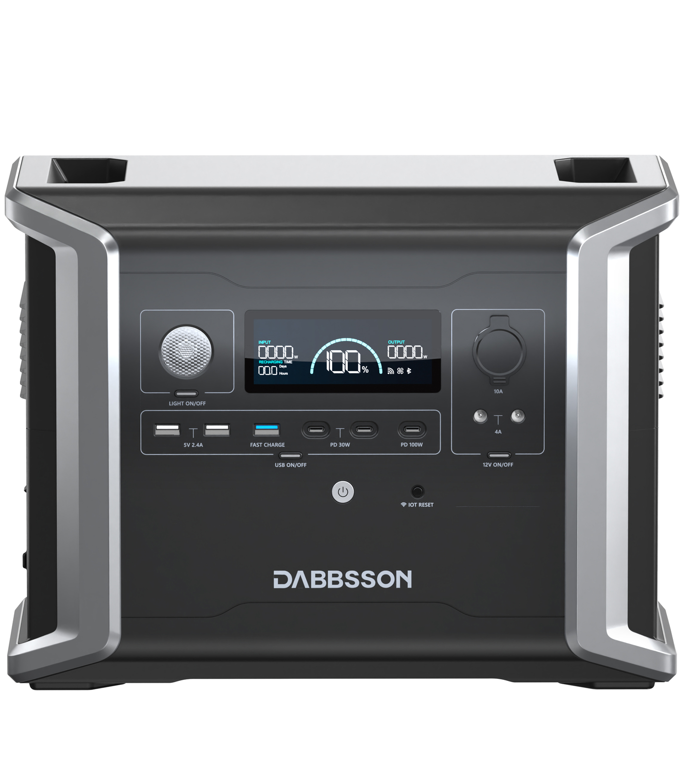 Dabbsson 1330Wh 1200W Portable Power Station Solar Generator for Road Trip RV