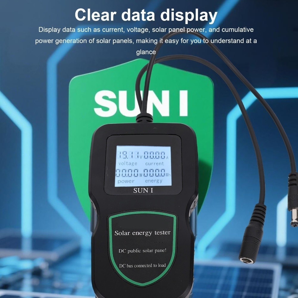 Portable For Solar Panel Tester with MPPT Multimeter Watt Meter for Efficiency