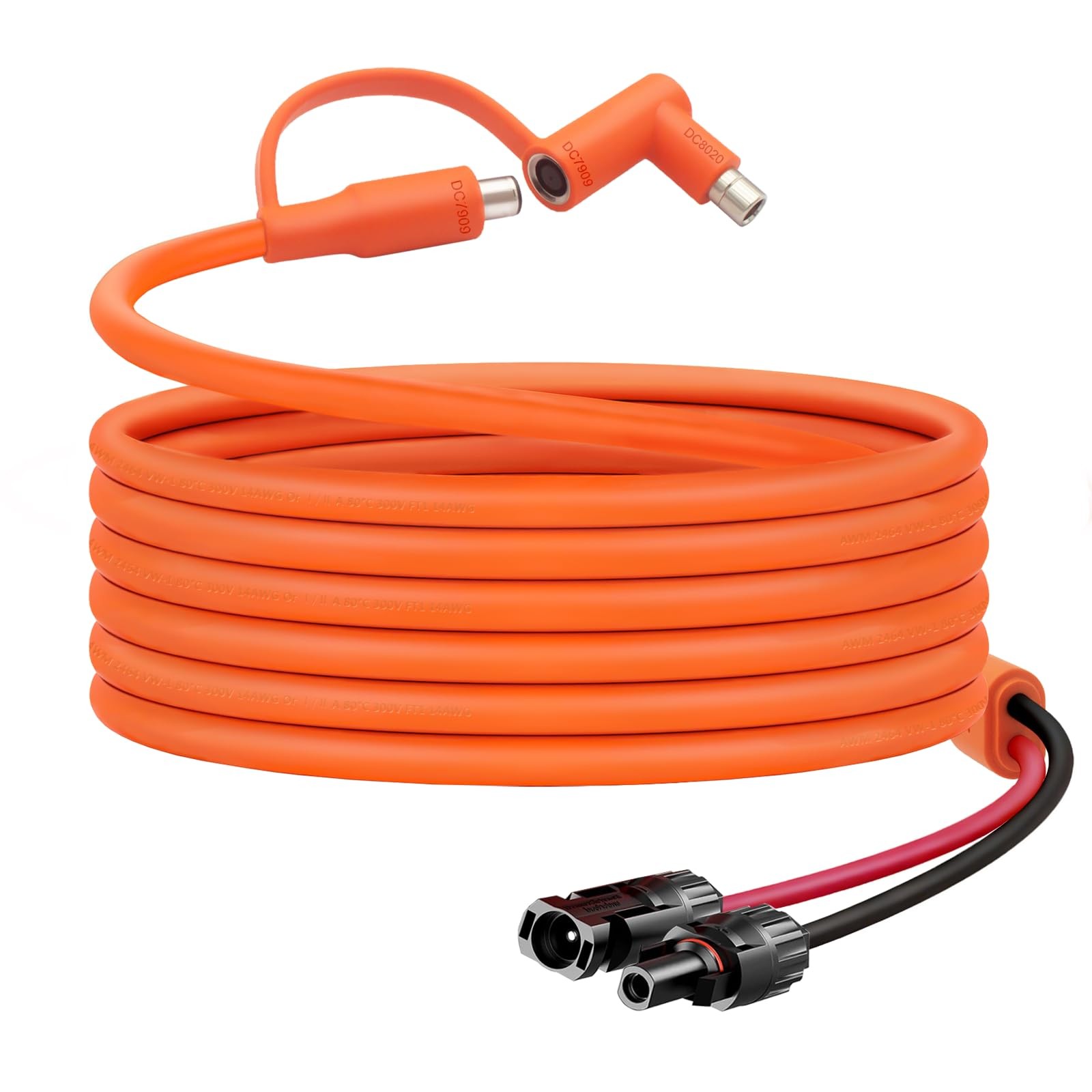 Hoeine 20FT MC4 to 8mm Adapter Cable for Jackery | Universal Solar Panel Conn…